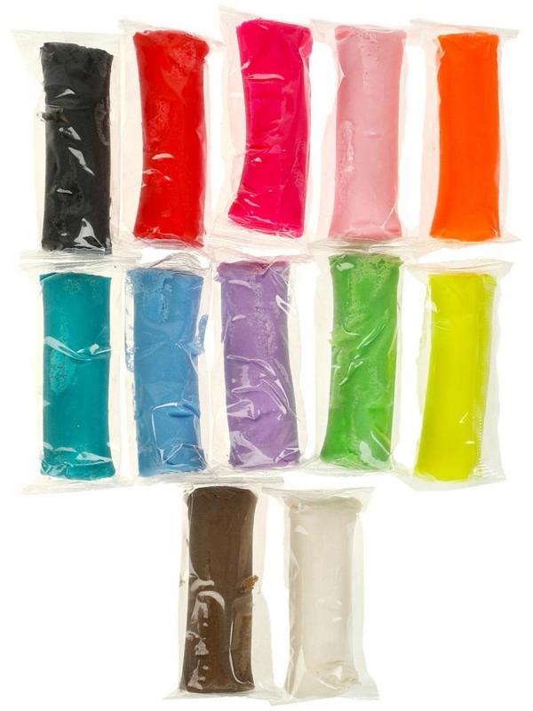 Тесто для лепки в ведре «Три Кота», 12 цв.