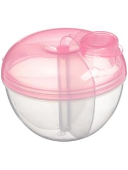 Контейнер для хранения детского питания, 3 секции, 9,5х8,5, 180гр (3х60гр) цвет МИКС