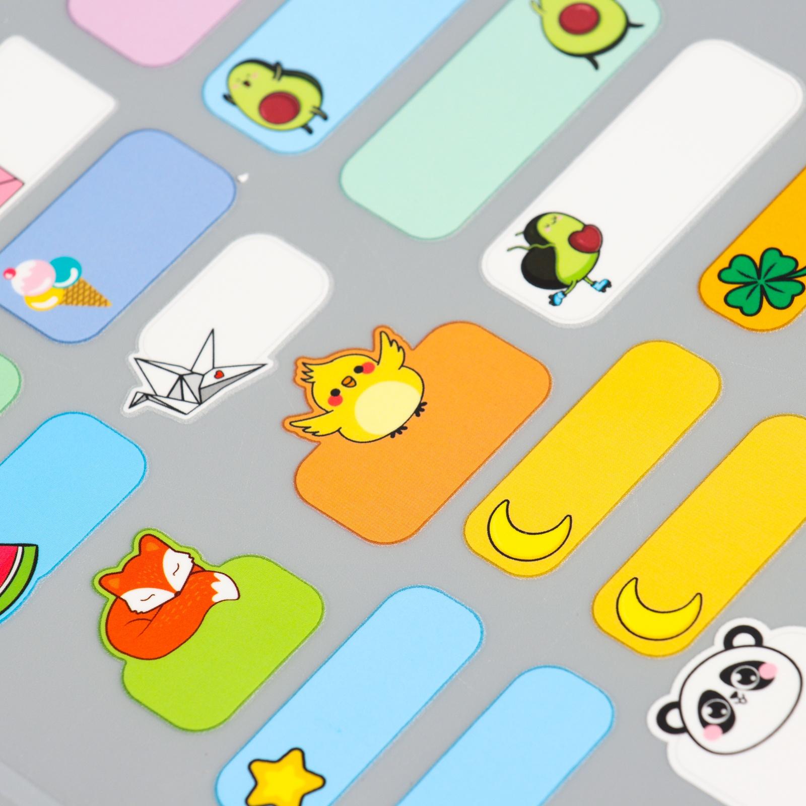 Набор термобирок и наклеек для одежды «Милые животные»