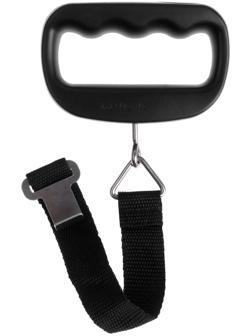 Весы багажные Luazon LVU-06, до 50 кг, чёрные, лента