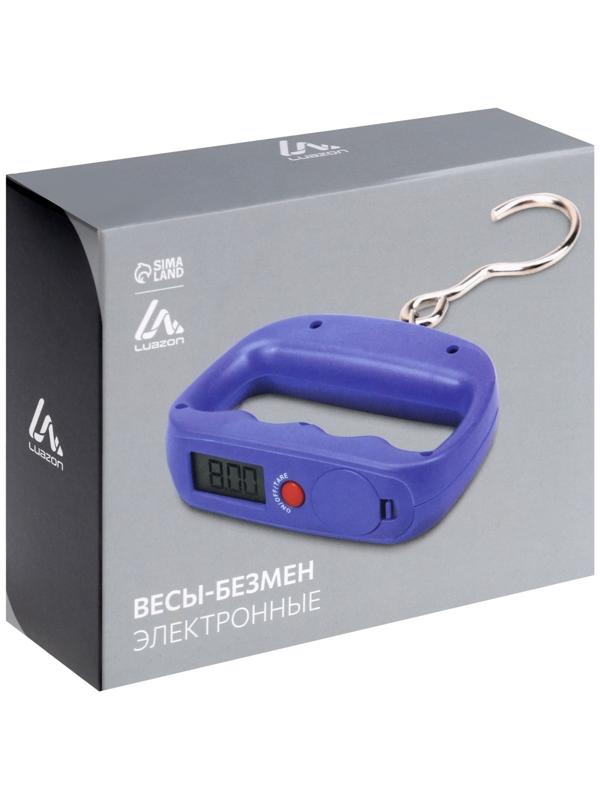 Весы багажные Luazon LVU-06, до 50 кг, чёрные, лента
