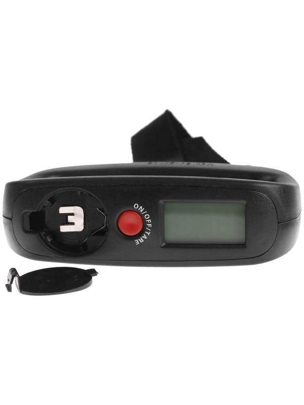 Весы багажные Luazon LVU-06, до 50 кг, чёрные, лента