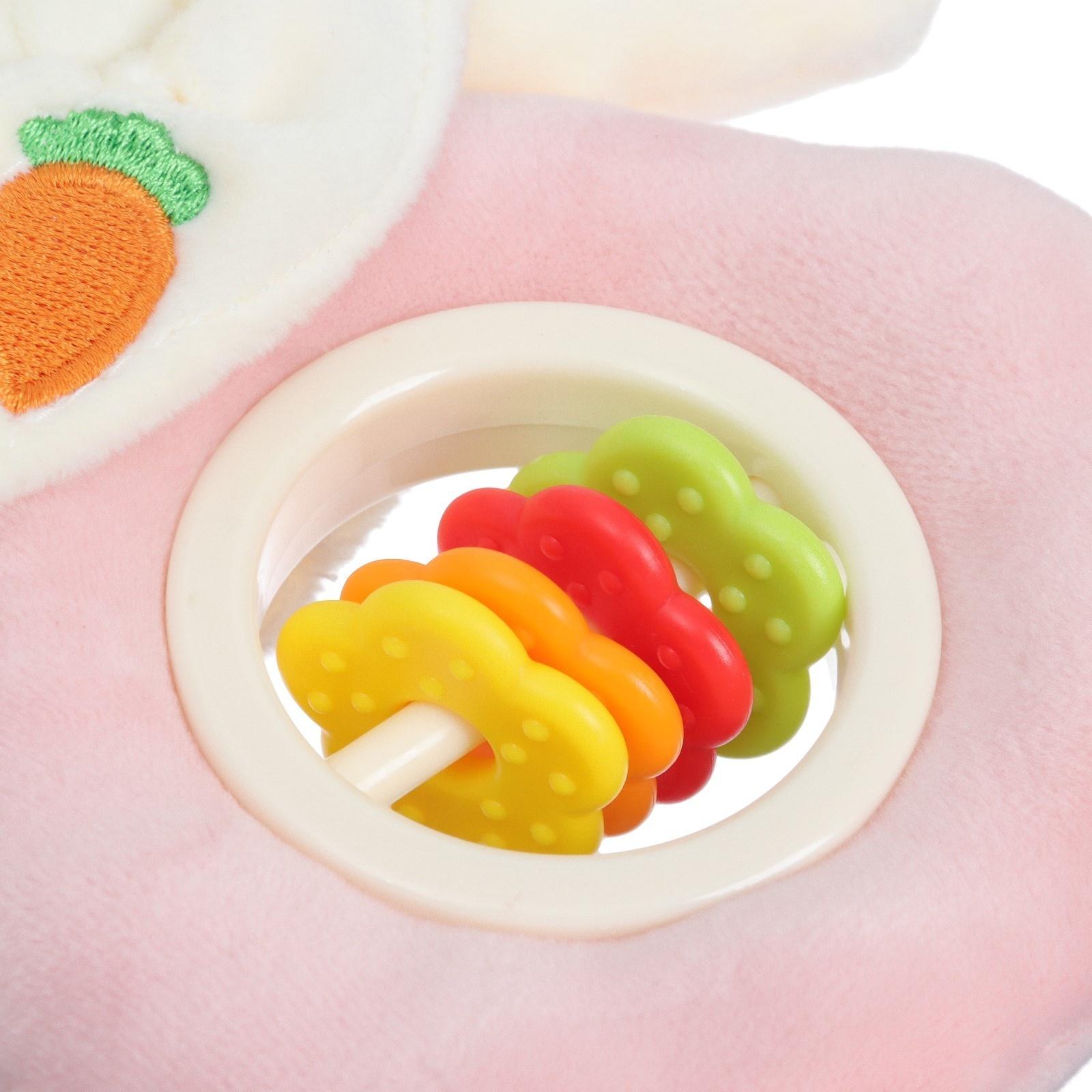 Игрушка-погремушка мягкая «Милая зайка», от 3 мес., Крошка Я