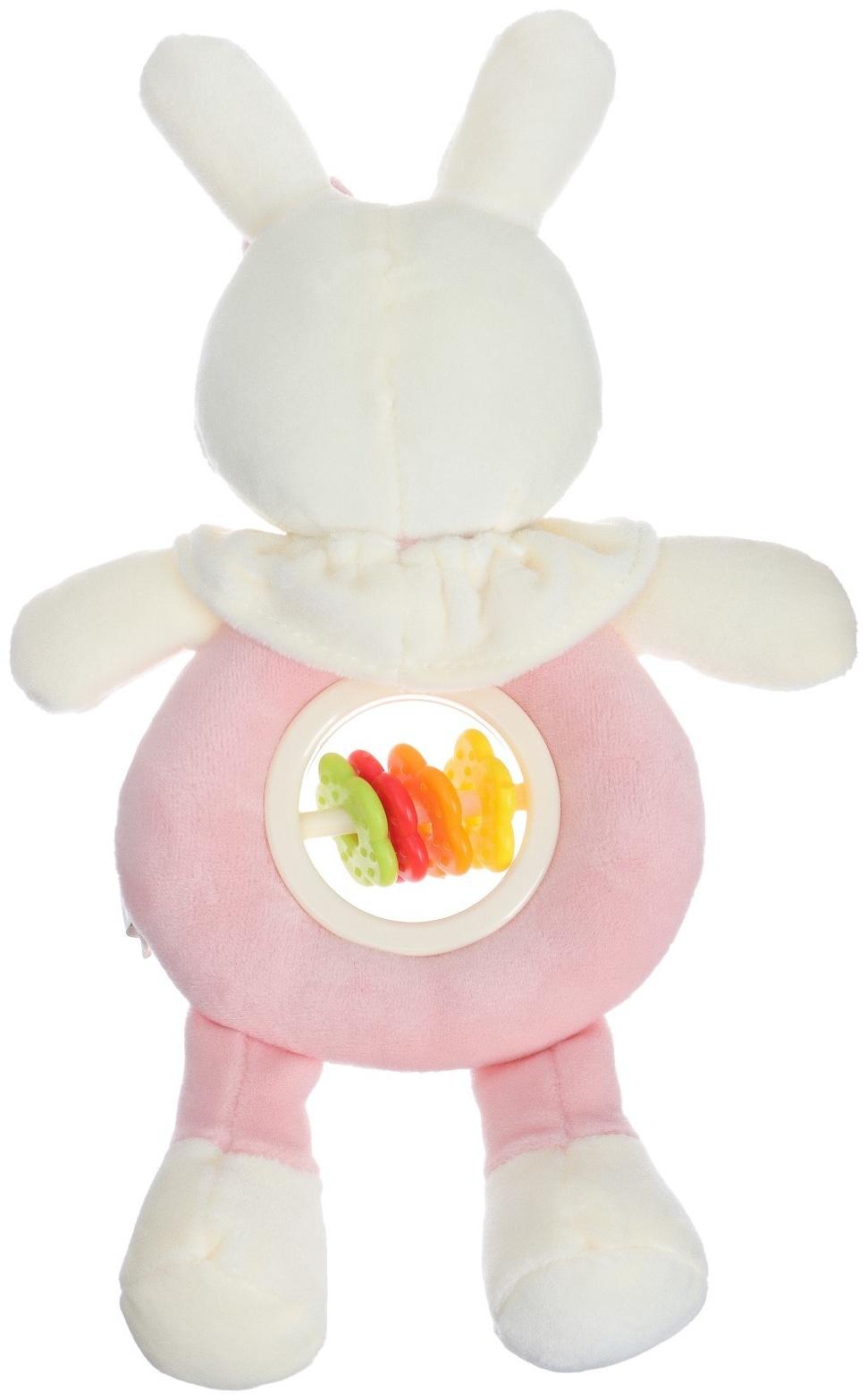 Игрушка-погремушка мягкая «Милая зайка», от 3 мес., Крошка Я