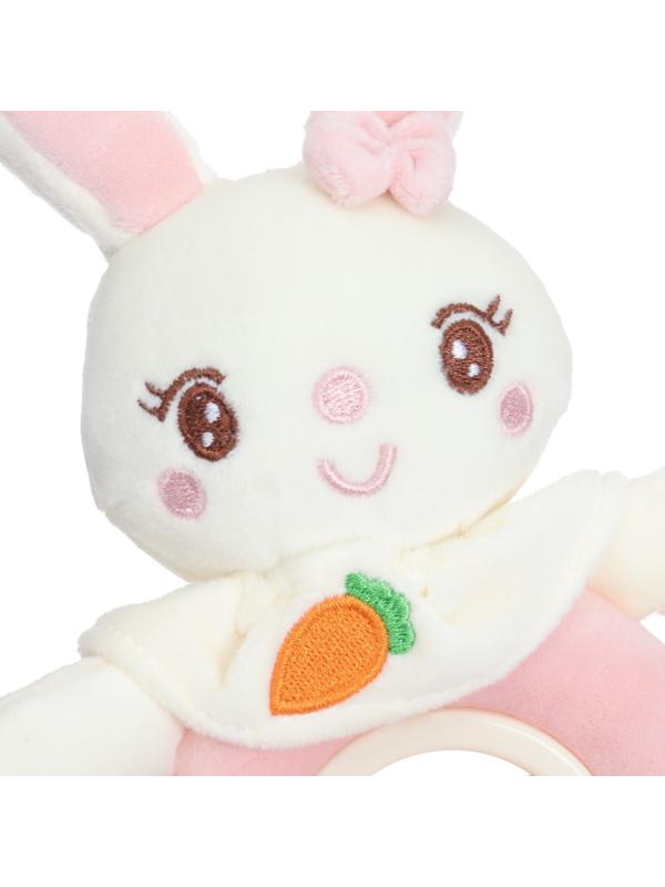 Игрушка-погремушка мягкая «Милая зайка», от 3 мес., Крошка Я