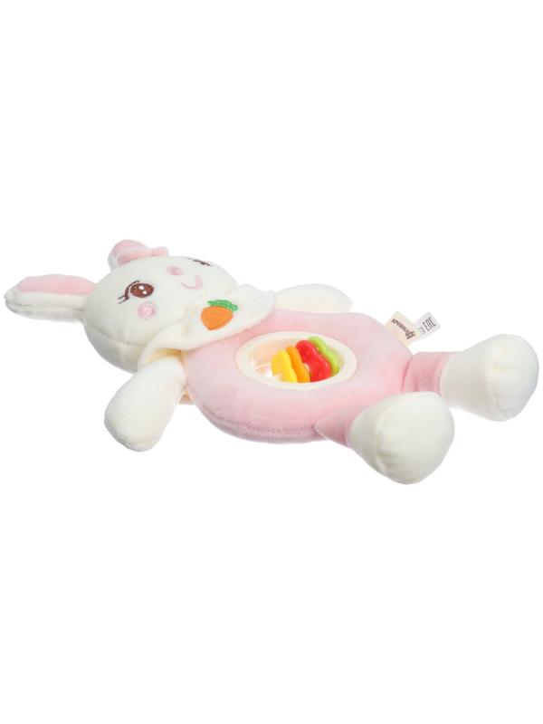 Игрушка-погремушка мягкая «Милая зайка», от 3 мес., Крошка Я