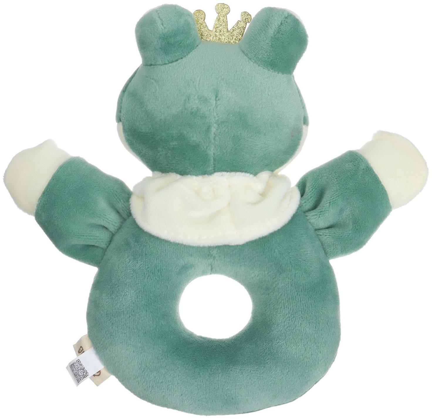 Погремушка мягкая на кольце «Лягушастик», от 3 мес., Крошка Я