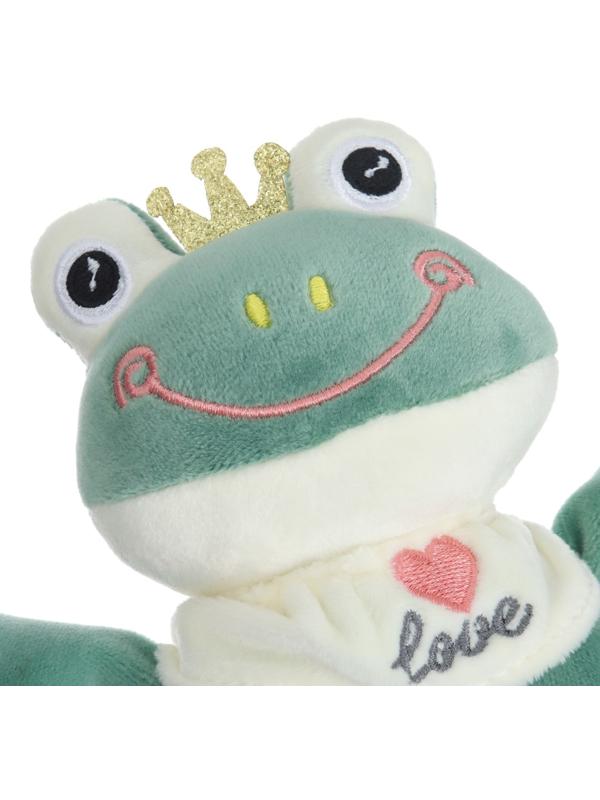 Погремушка мягкая на кольце «Лягушастик», от 3 мес., Крошка Я