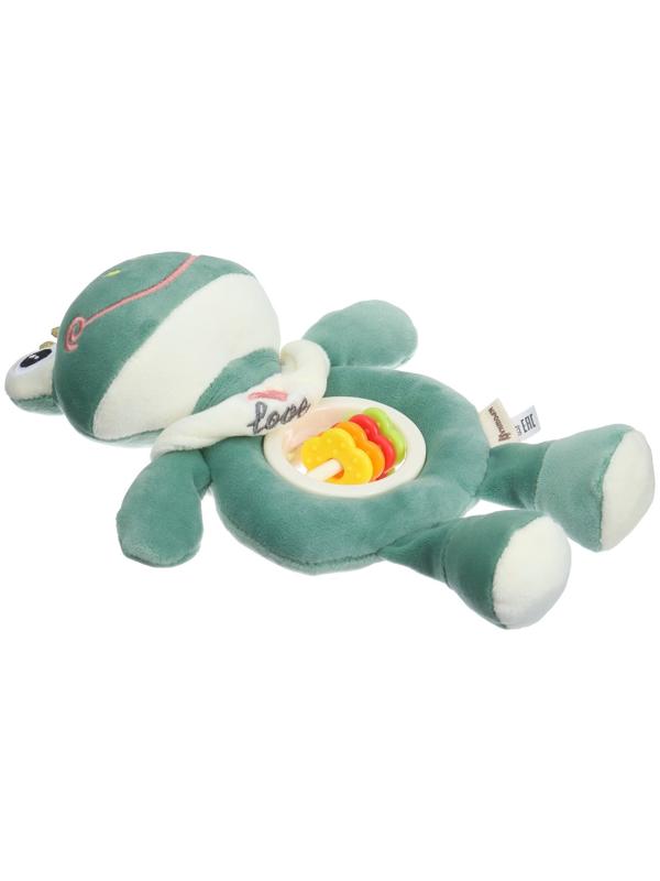 Игрушка-погремушка мягкая «Лягушастик», Крошка Я