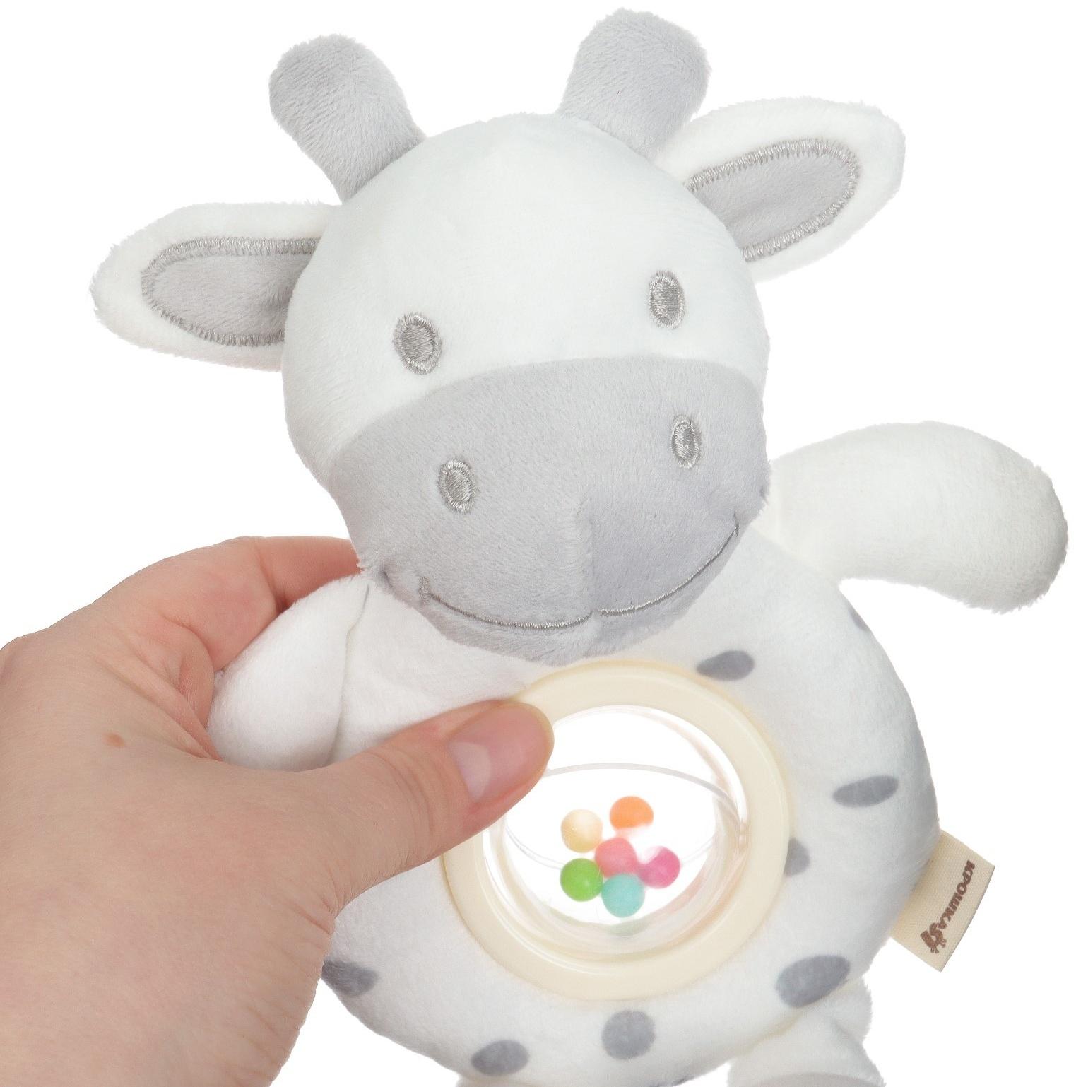 Игрушка-погремушка мягкая «Коровка», Крошка Я