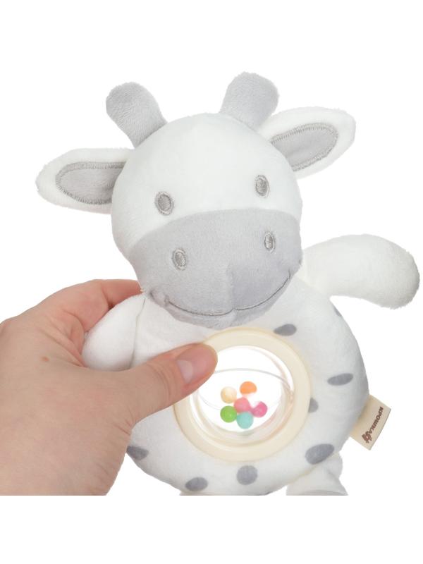 Игрушка-погремушка мягкая «Коровка», Крошка Я