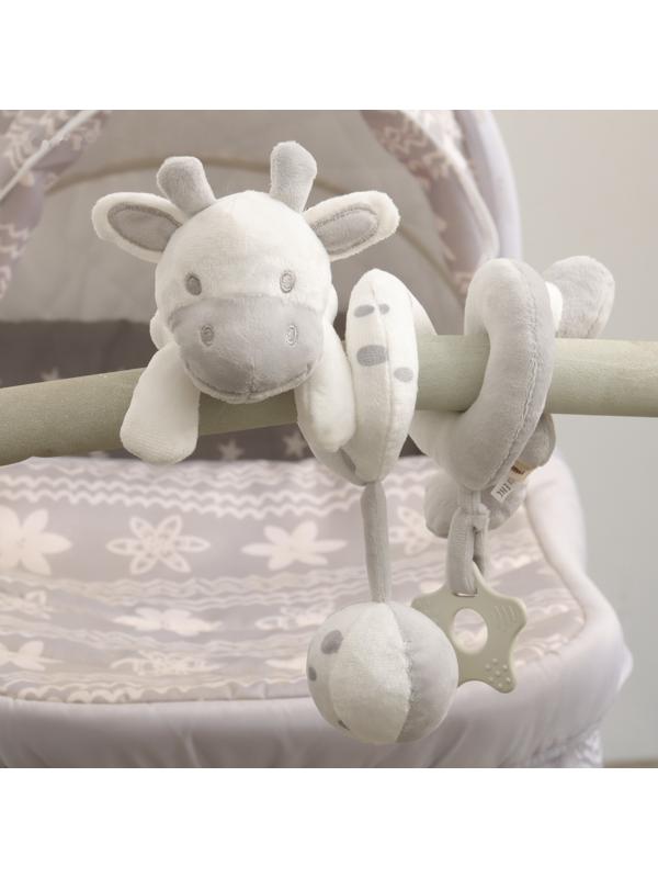 Растяжка - спираль с игрушками дуга на коляску / кроватку для малышей 0+ «Коровка», Крошка Я