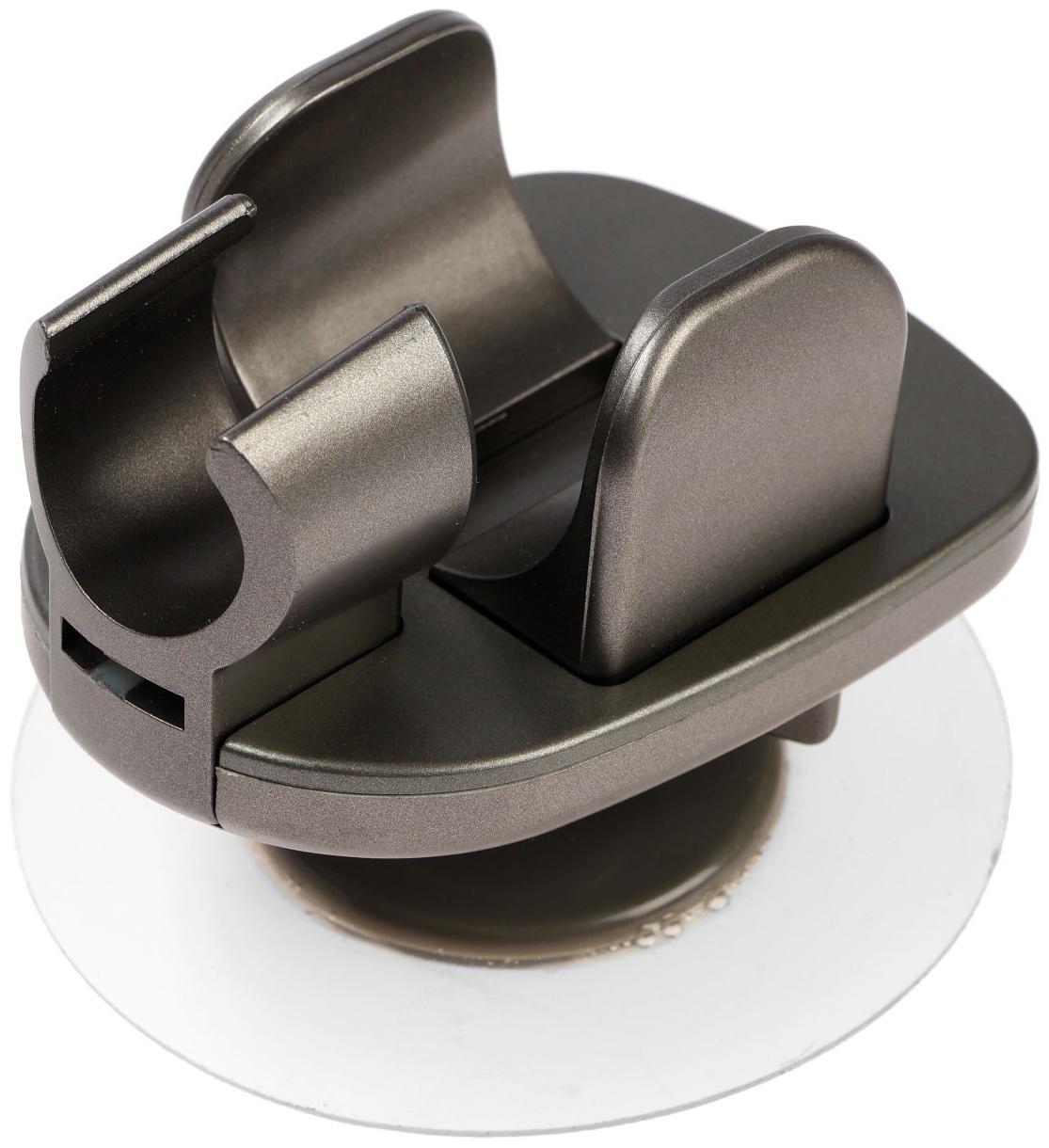 Держатель для душевой лейки ZEIN Z114, нерегулируемый, графит