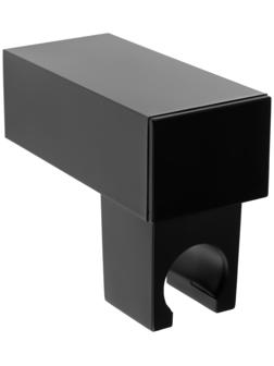 Держатель для душевой лейки ZEIN Z115, нерегулируемый, черный