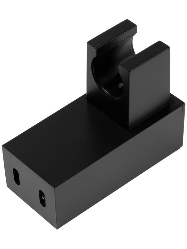 Держатель для душевой лейки ZEIN Z115, нерегулируемый, черный