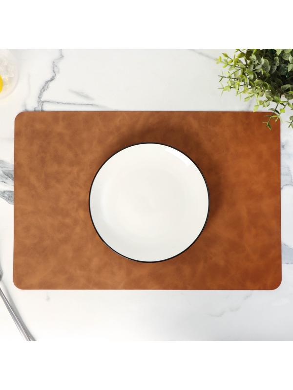 Набор салфеток сервировочных Magistro 4 шт, 45х30 см, цвет коричневый