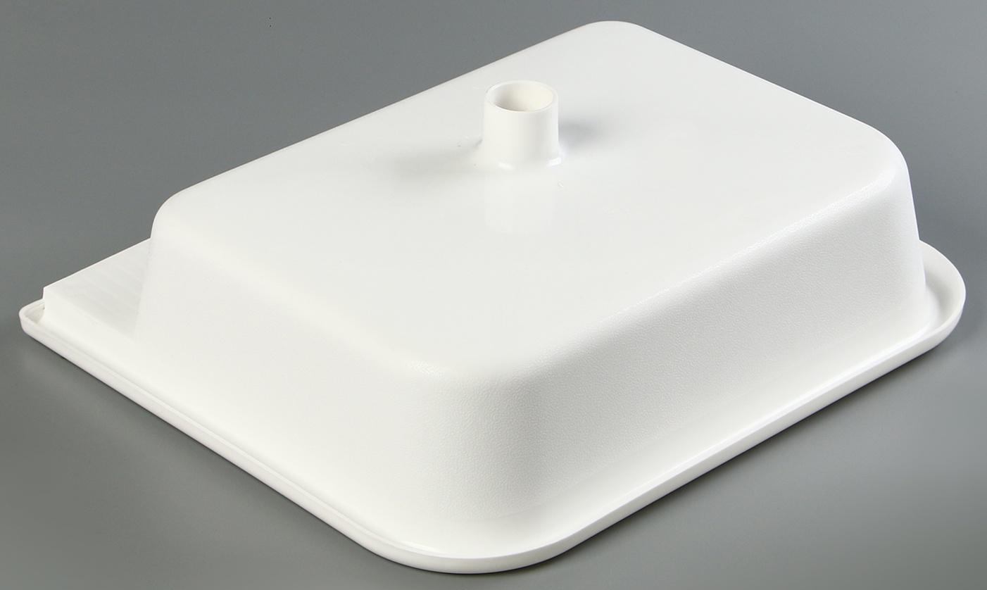 Раковина с выпуском 36 х 42 х 14 см, пластик