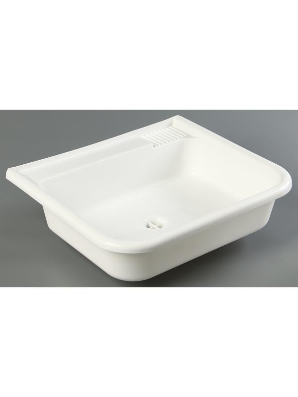 Раковина с выпуском 36 х 42 х 14 см, пластик