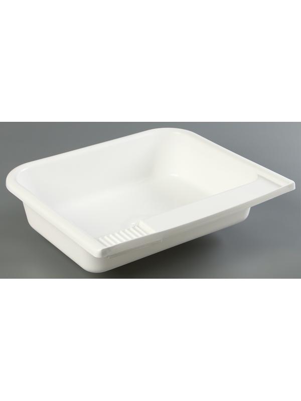 Раковина с выпуском 36 х 42 х 14 см, пластик