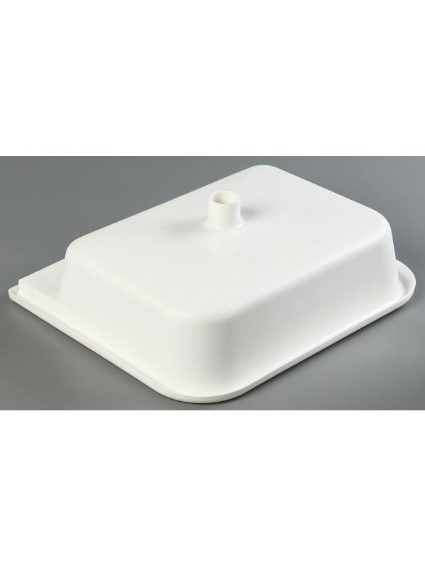 Раковина с выпуском 36 х 42 х 14 см, пластик