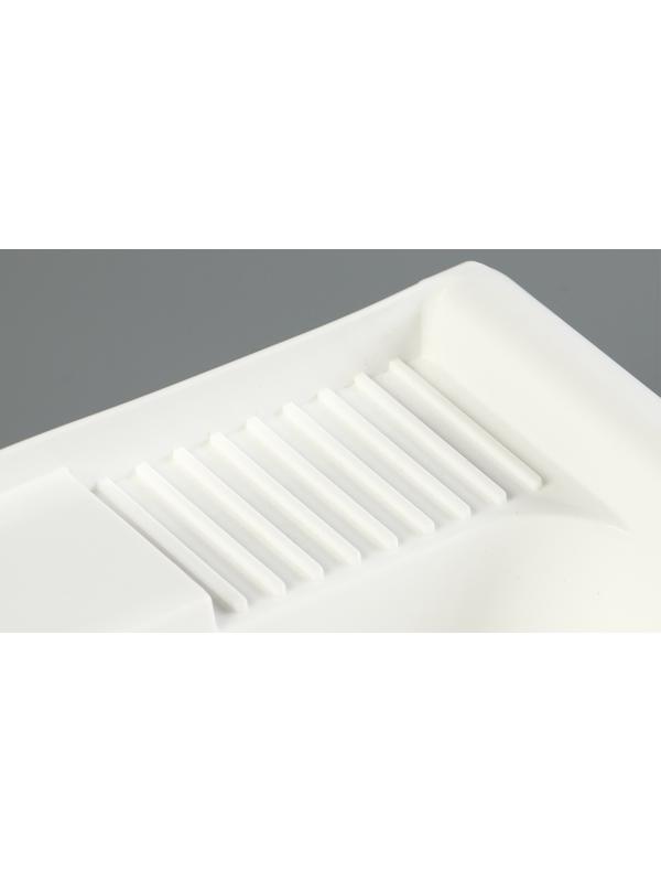 Раковина с выпуском 36 х 42 х 14 см, пластик