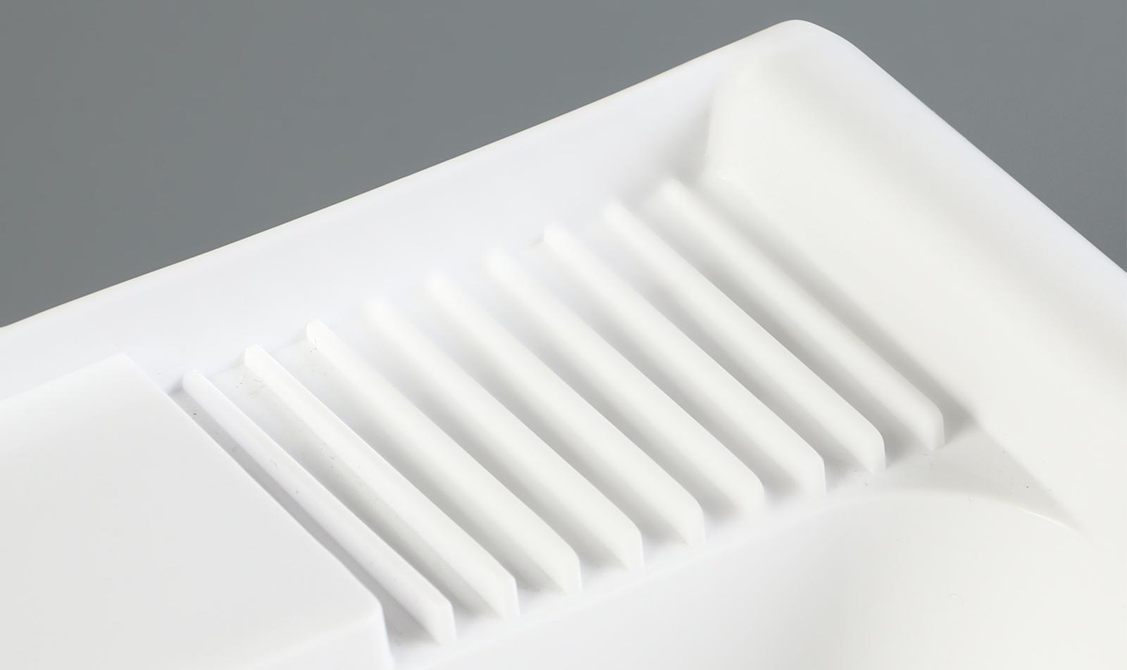 Раковина с выпуском 41 х 49 х 14 см, пластик