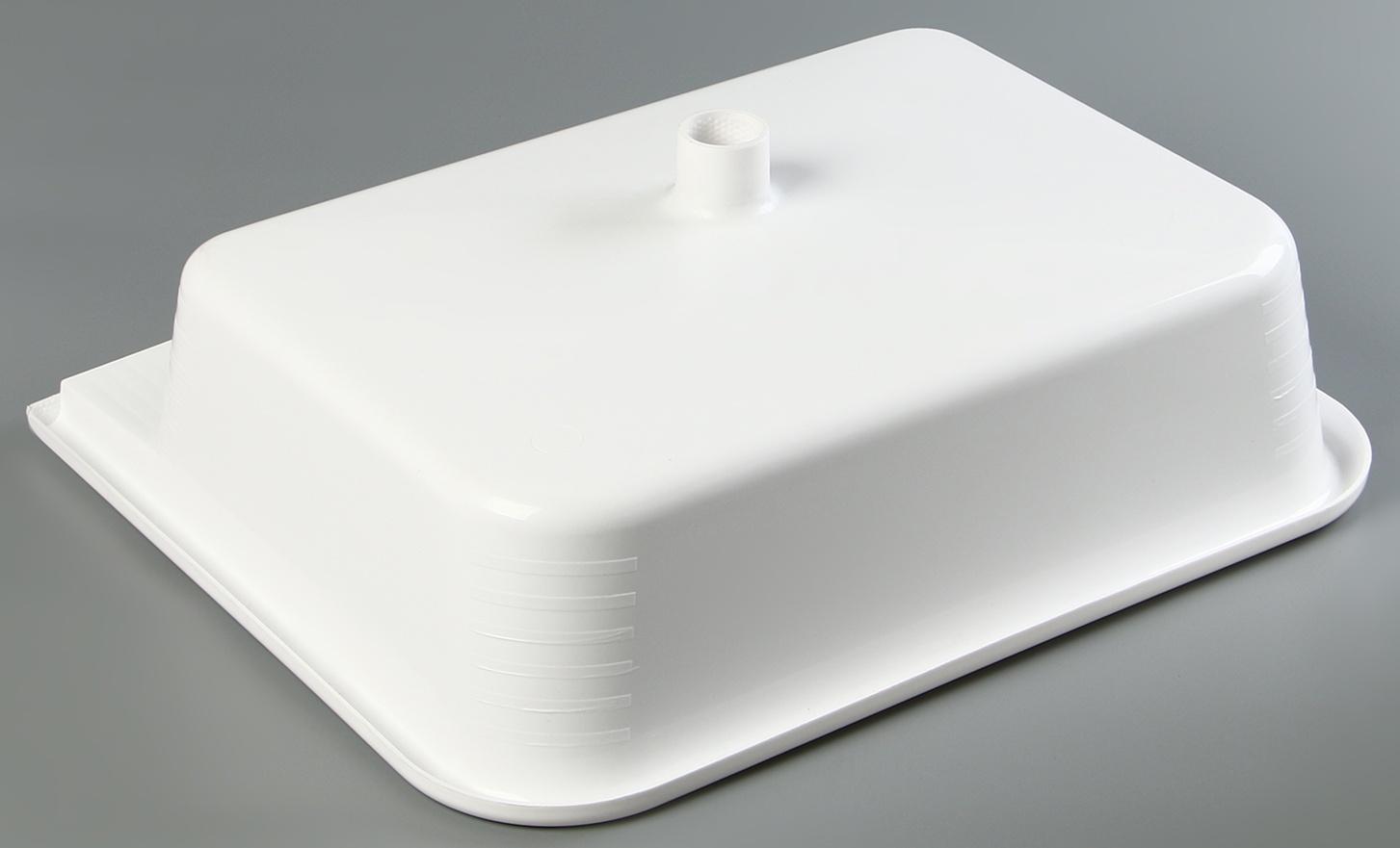 Раковина с выпуском 41 х 49 х 14 см, пластик