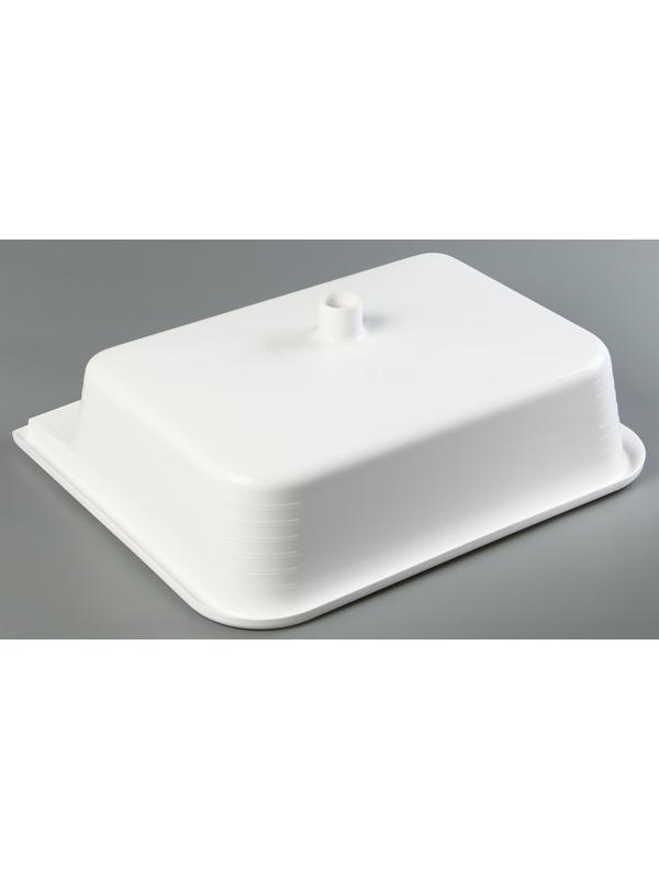 Раковина с выпуском 41 х 49 х 14 см, пластик