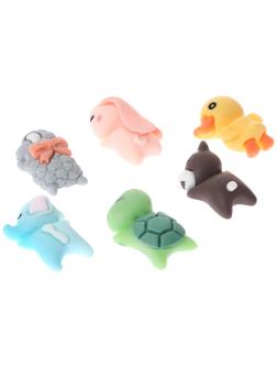 Игрушка на панель авто, самоклеящаяся, набор 6 шт