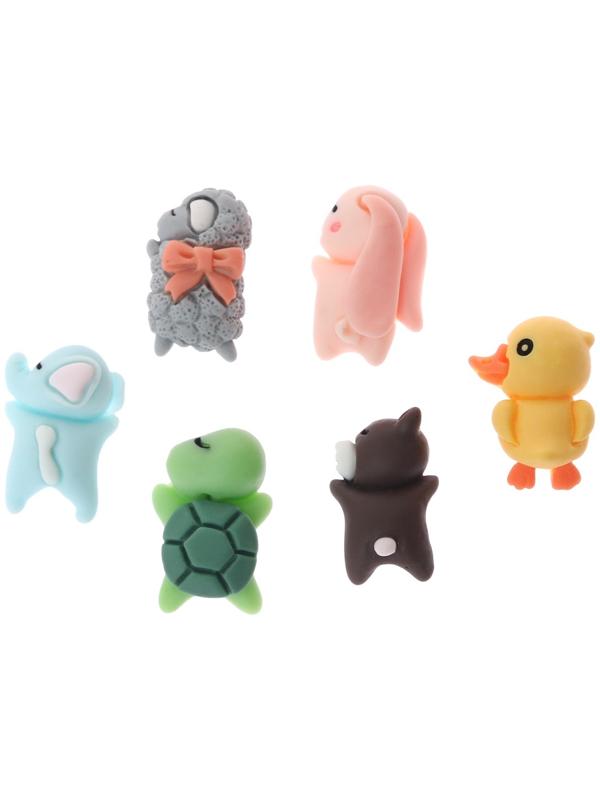 Игрушка на панель авто, самоклеящаяся, набор 6 шт