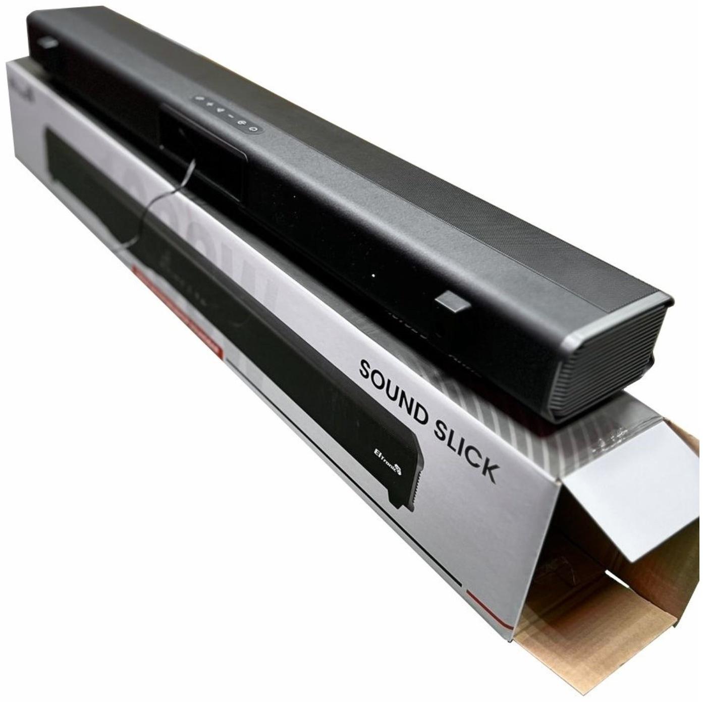 Саундбар ELTRONIC SOUND SLICK (30-05), беспроводной, 120 Вт, USB, AUX, Optical, BT, черный