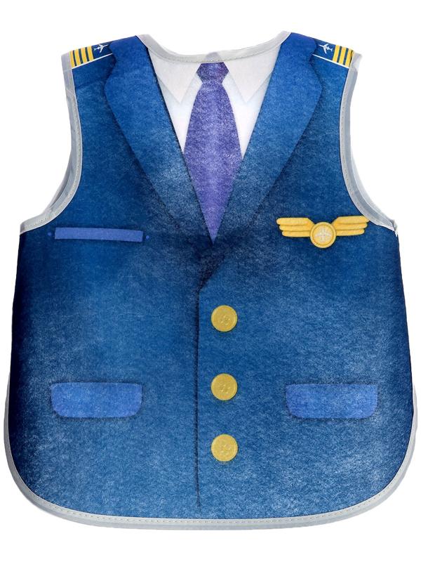 Набор пилота «Лётчик», с текстильным жилетом, 4 предмета