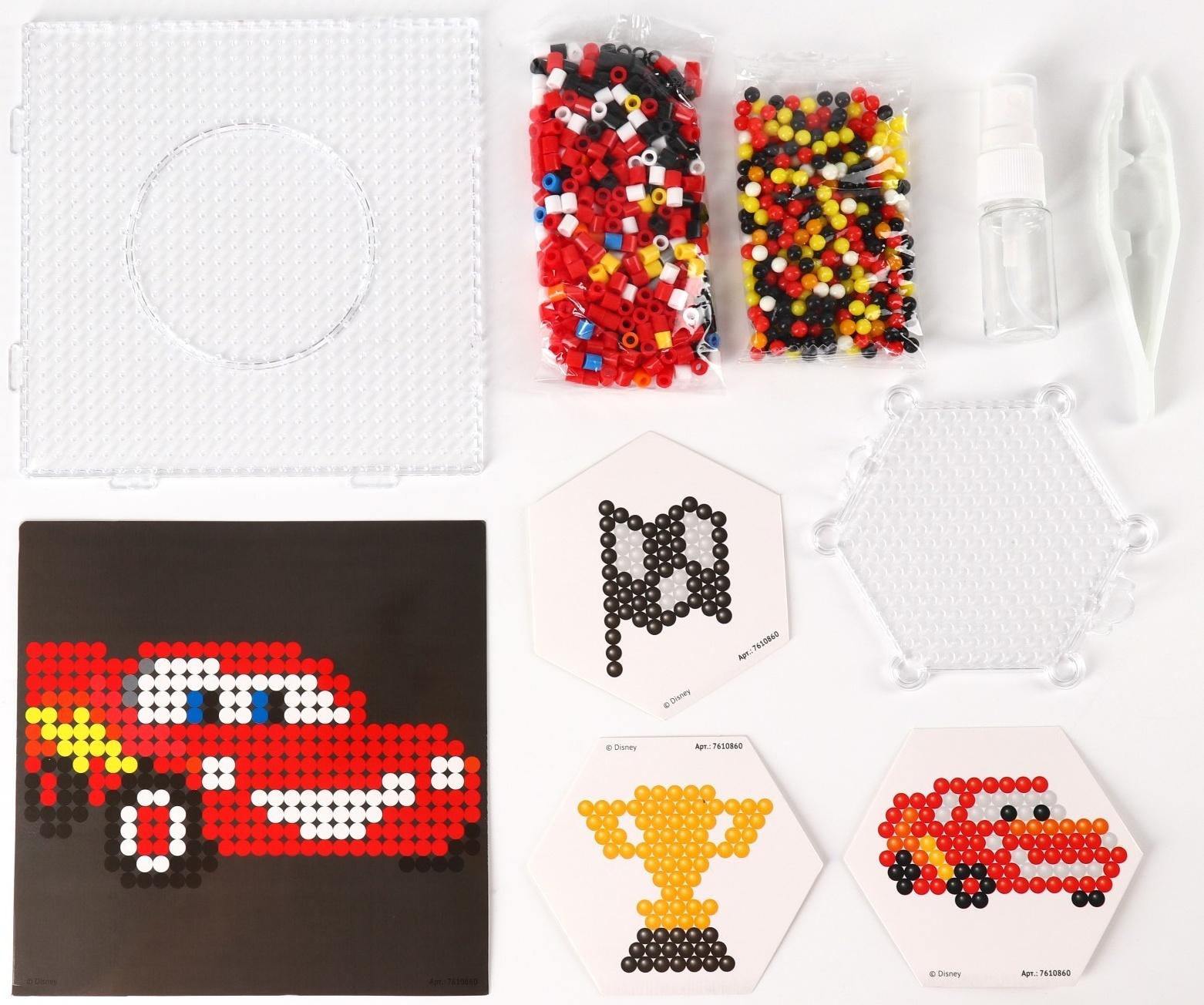 Набор мозаек 3 в 1 , Авквамозайка, Темпомозайка и ЕВА, Тачки