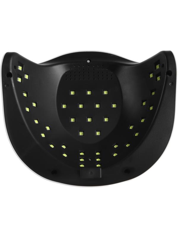 Лампа для гель Luazon LUF-12, UV/LED, 168 Вт, 42 диода, таймер 10/30/60/99 с, бело-золотая