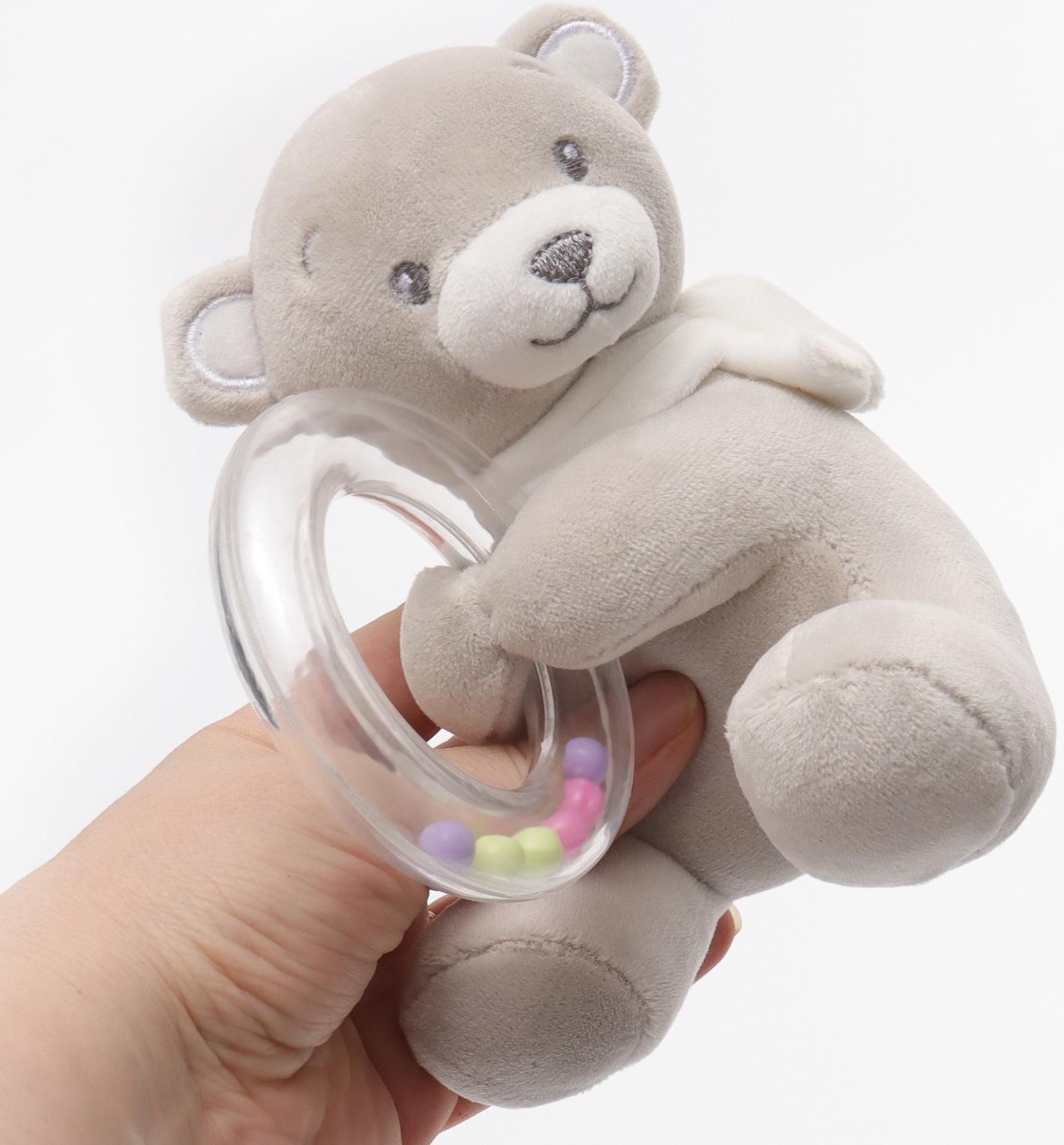 Погремушка «Серый мишка», от 3 мес., Крошка Я
