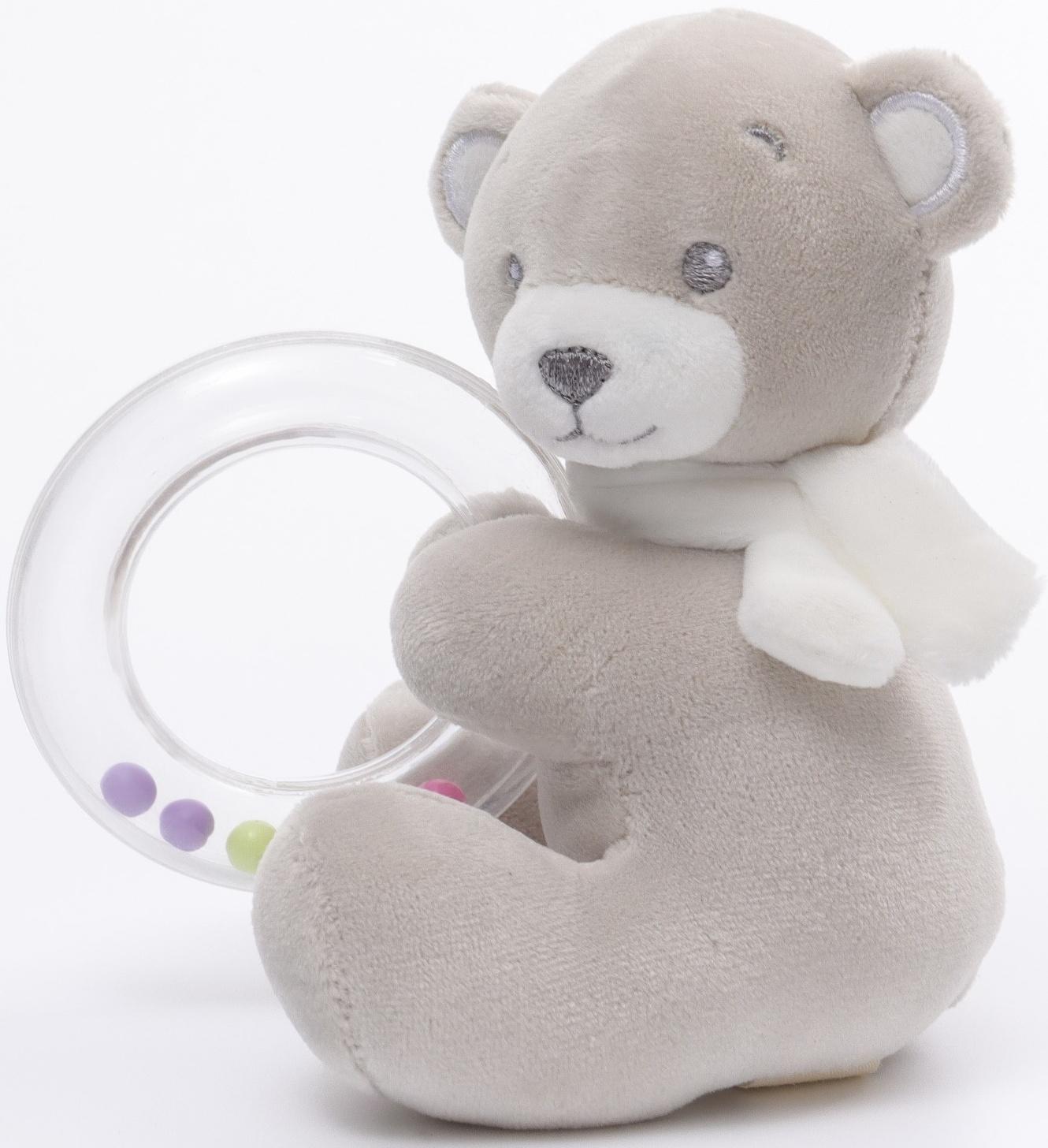 Погремушка «Серый мишка», от 3 мес., Крошка Я