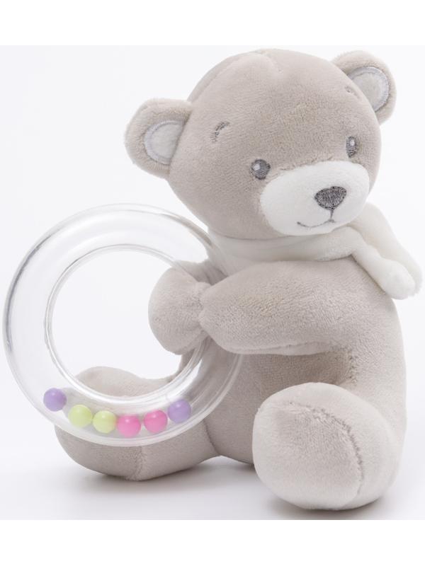 Погремушка «Серый мишка», от 3 мес., Крошка Я