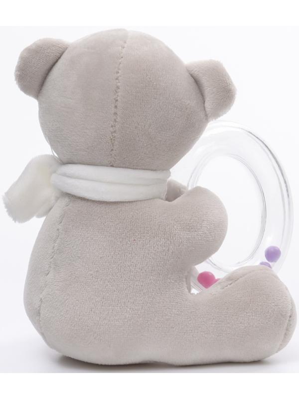 Погремушка «Серый мишка», от 3 мес., Крошка Я