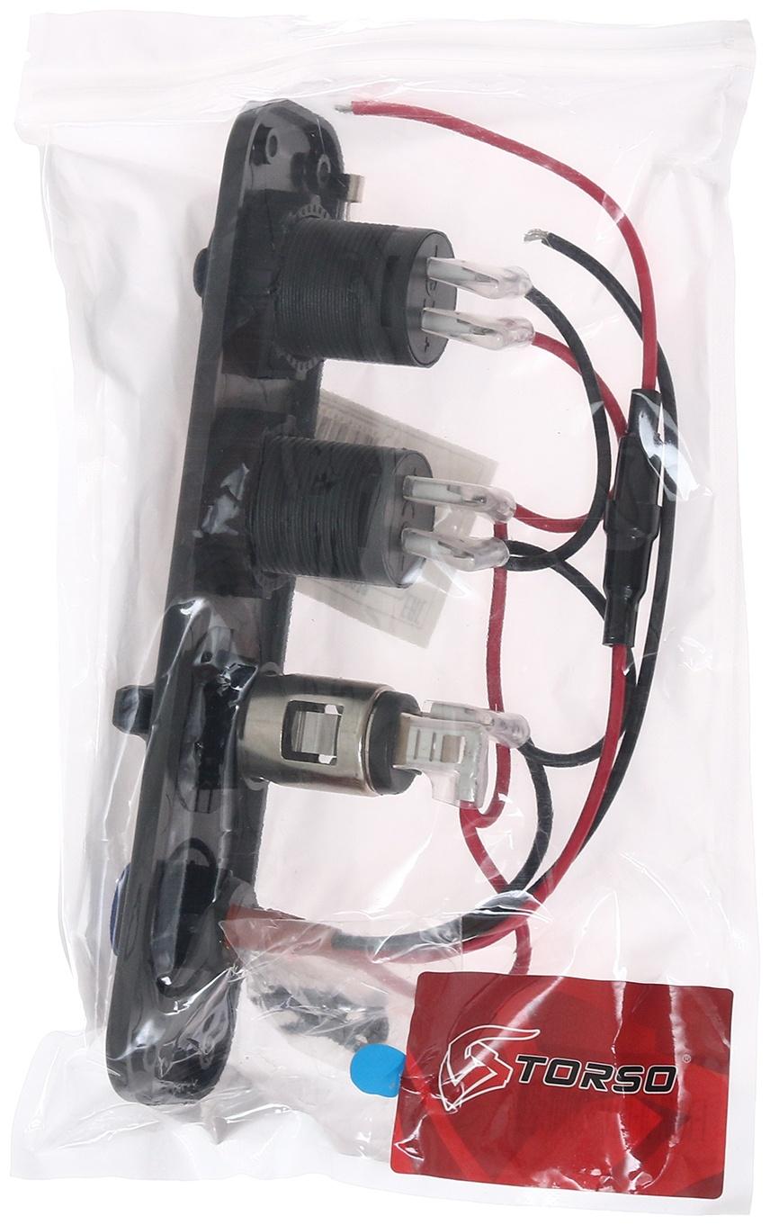 Приборная панель, вольтметр, прикуриватель, 2 USB 2.1 А, 5 В