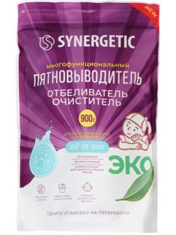 Кислородный пятновыводитель  SYNERGETIC ,дой-пак, 900 гр