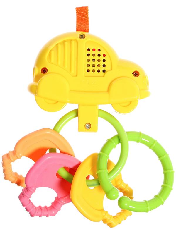 Набор погремушек «Весёлые машинки», звук