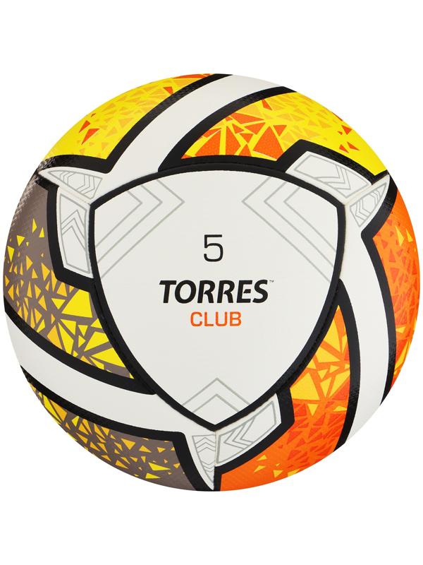 Мяч футбольный TORRES Club F323965, PU, гибридная сшивка, 10 панелей, р. 5