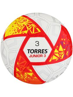 Мяч футбольный TORRES Junior-3 F323803, PU, ручная сшивка, 32 панели, р. 3