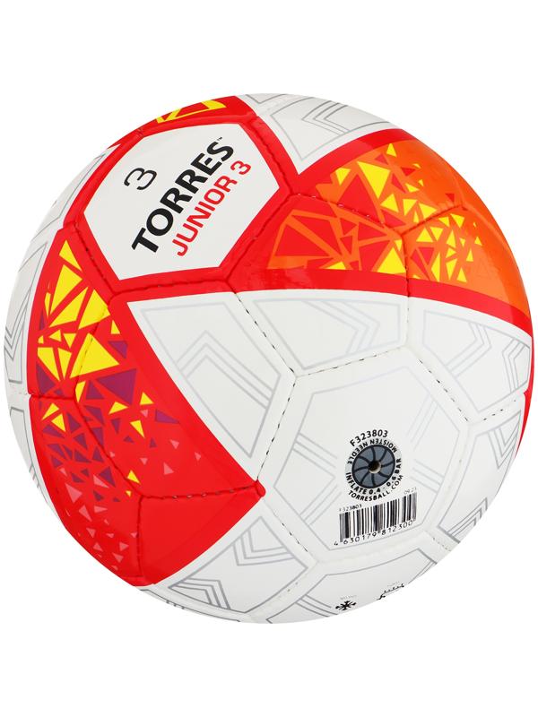 Мяч футбольный TORRES Junior-3 F323803, PU, ручная сшивка, 32 панели, р. 3