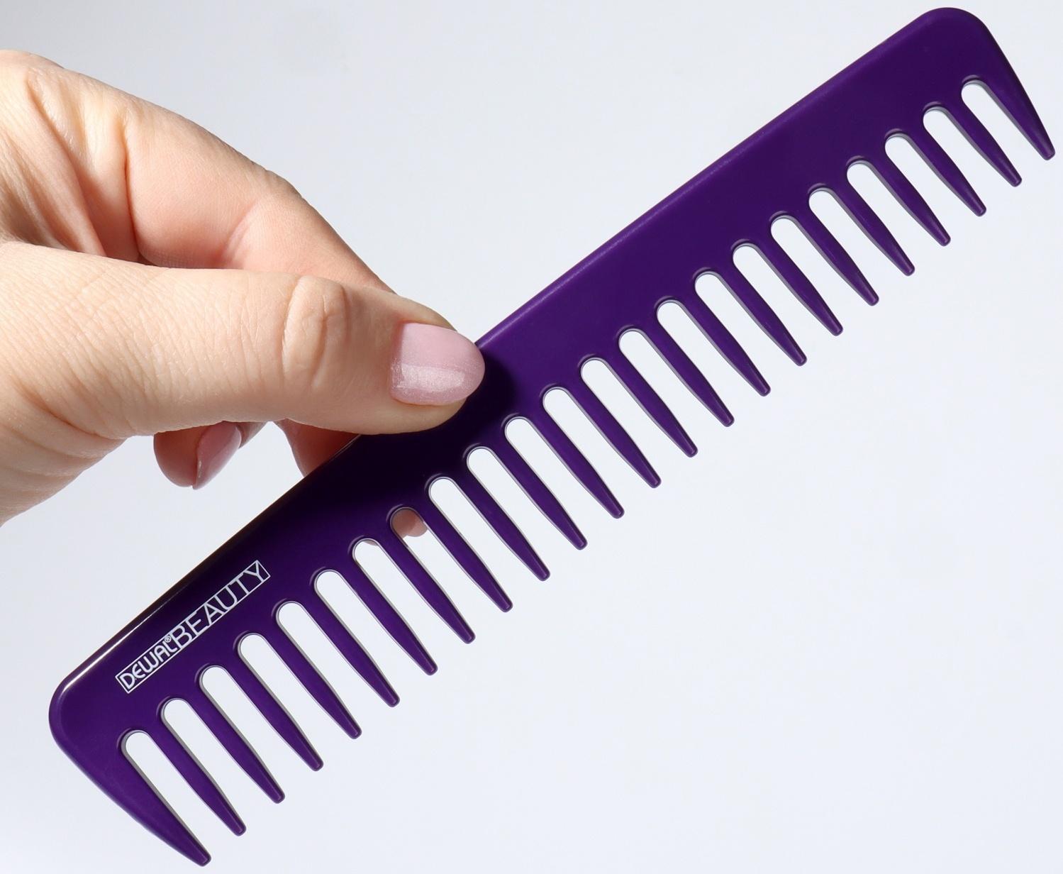 Расчёска гребень Dewal Beauty 18,5см фиолет