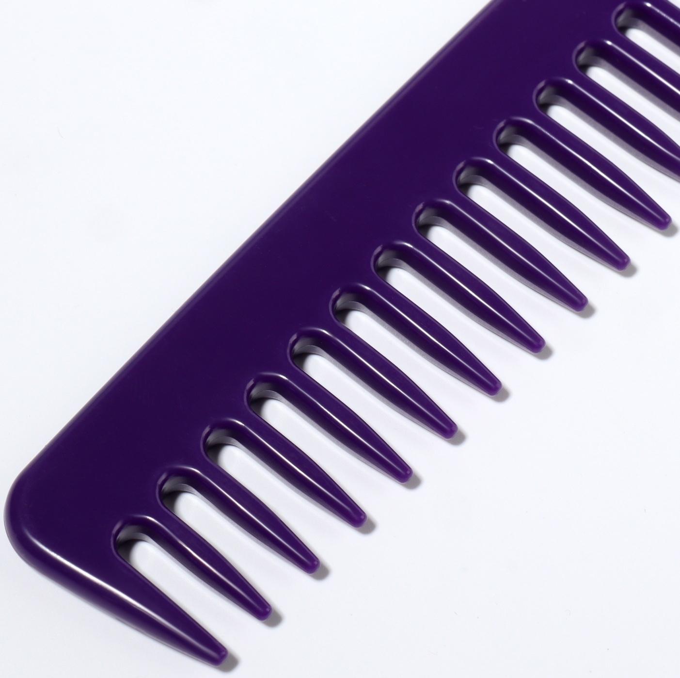 Расчёска гребень Dewal Beauty 18,5см фиолет