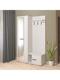 Прихожая Моника-2 с зеркалом 1250х430х2100 Белый