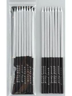 Набор свечей в торт «В твой особенный день», серебро, 8 шт