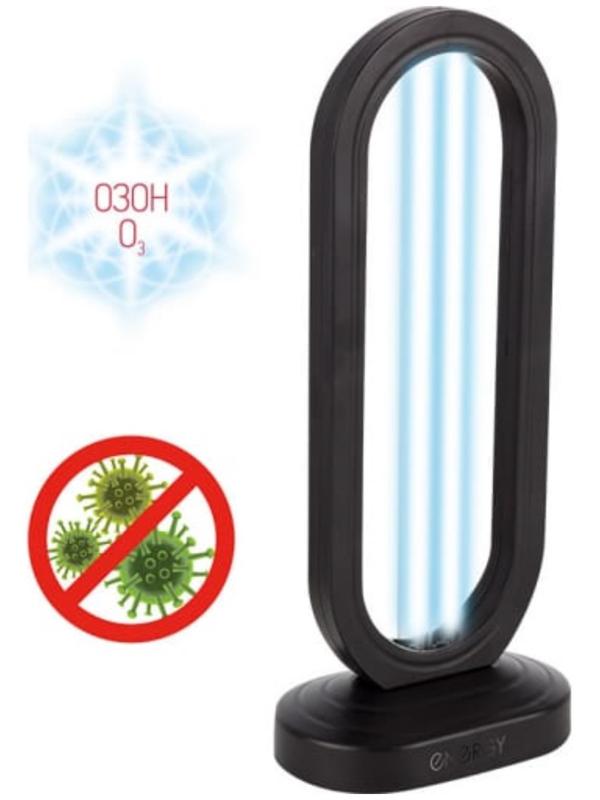 Лампа ультрафиолетовая бактерицидная Energy UF-0702, 36 Вт, с озоном, 254 нм, чёрная