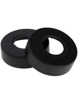 Отражатель для смесителя ZEIN Z3678, набор 2 шт., d=60 мм, высота 18 мм, нерж. сталь, черные